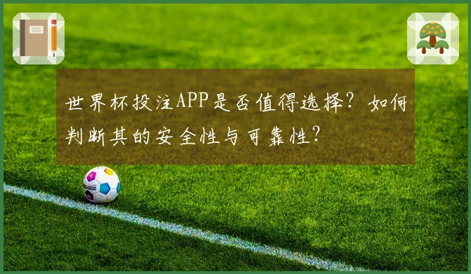 世界杯投注APP是否值得选择?如何判断其的安全性与可靠性?